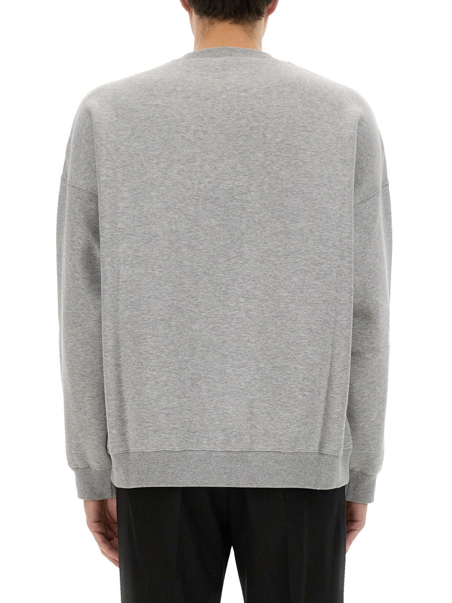 Gucci Cotton Jersey Sweatshirt — Gray