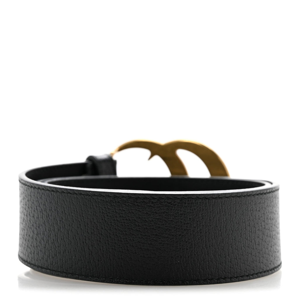 Textured Calfskin Double G 40mm Belt 75 30 Black