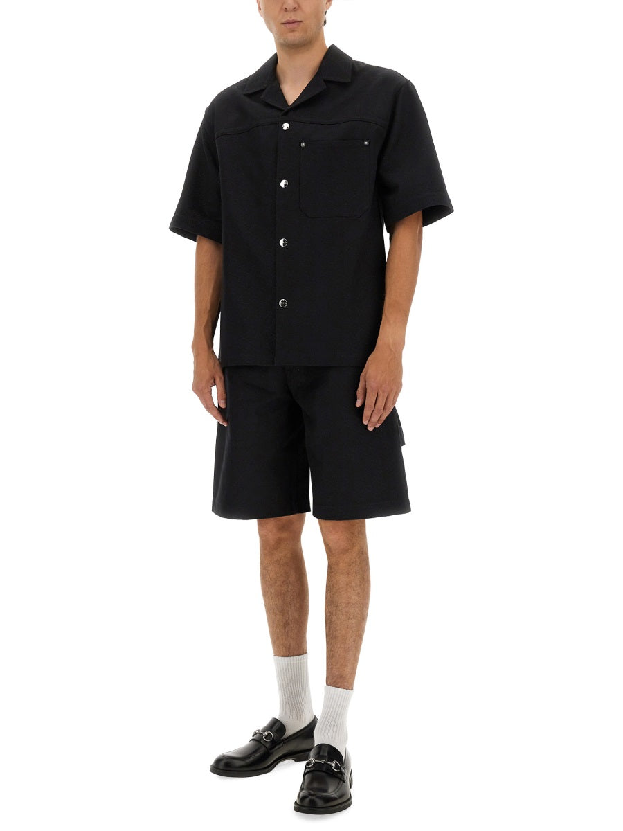 Gucci GG Jacquard Shirt — Black