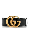 Calfskin Double G 40mm Belt 80 32 Black