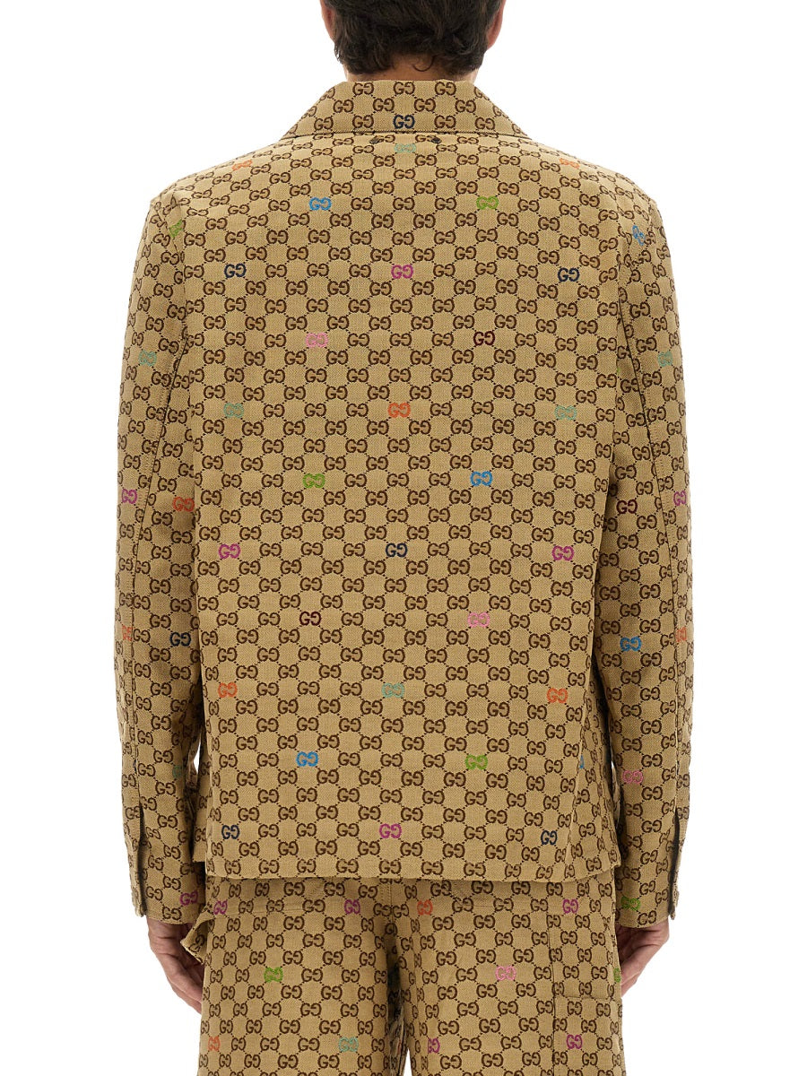 Gucci GG Cotton Jacket — Beige