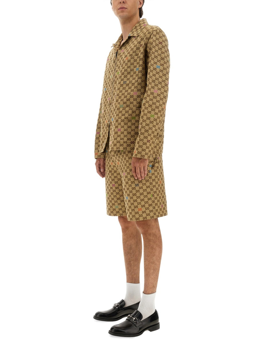 Gucci GG Cotton Jacket — Beige
