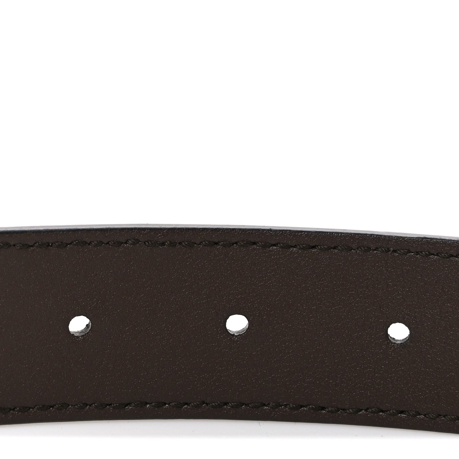 GG Supreme Monogram Matte Plutone Calfskin Double G 30mm Belt 70 28 Beige Ebony New Acero