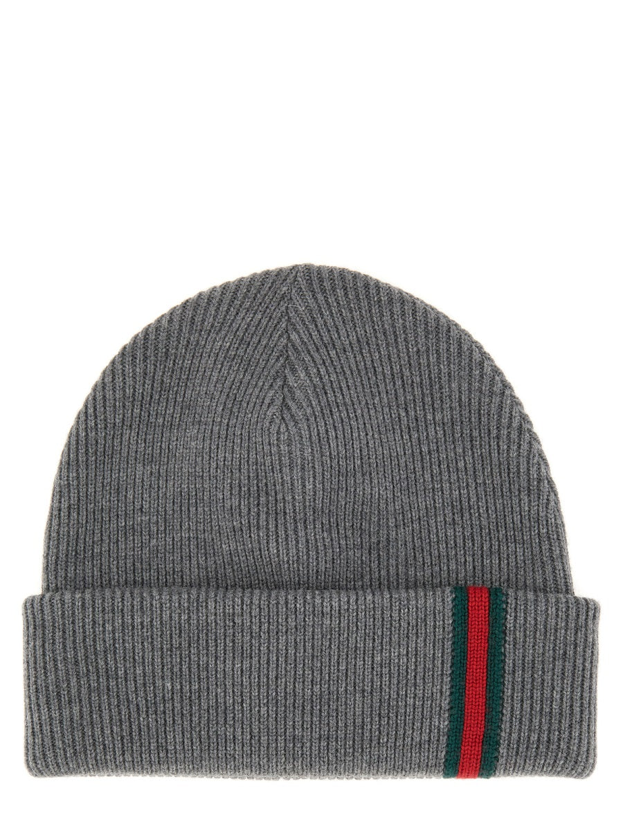 Gucci 834192_4G2001100 Wool Winter Hat — Gray