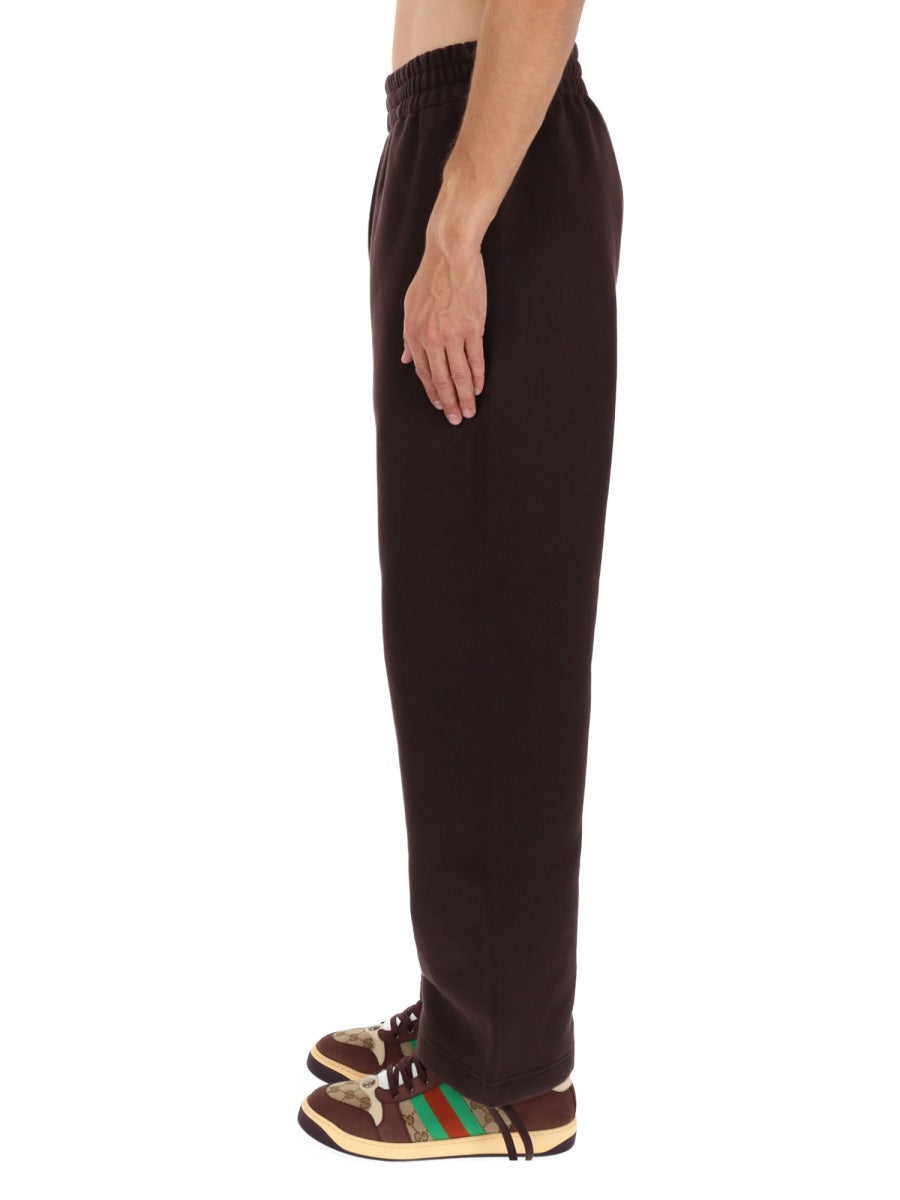 Gucci Cotton Trousers — Brown