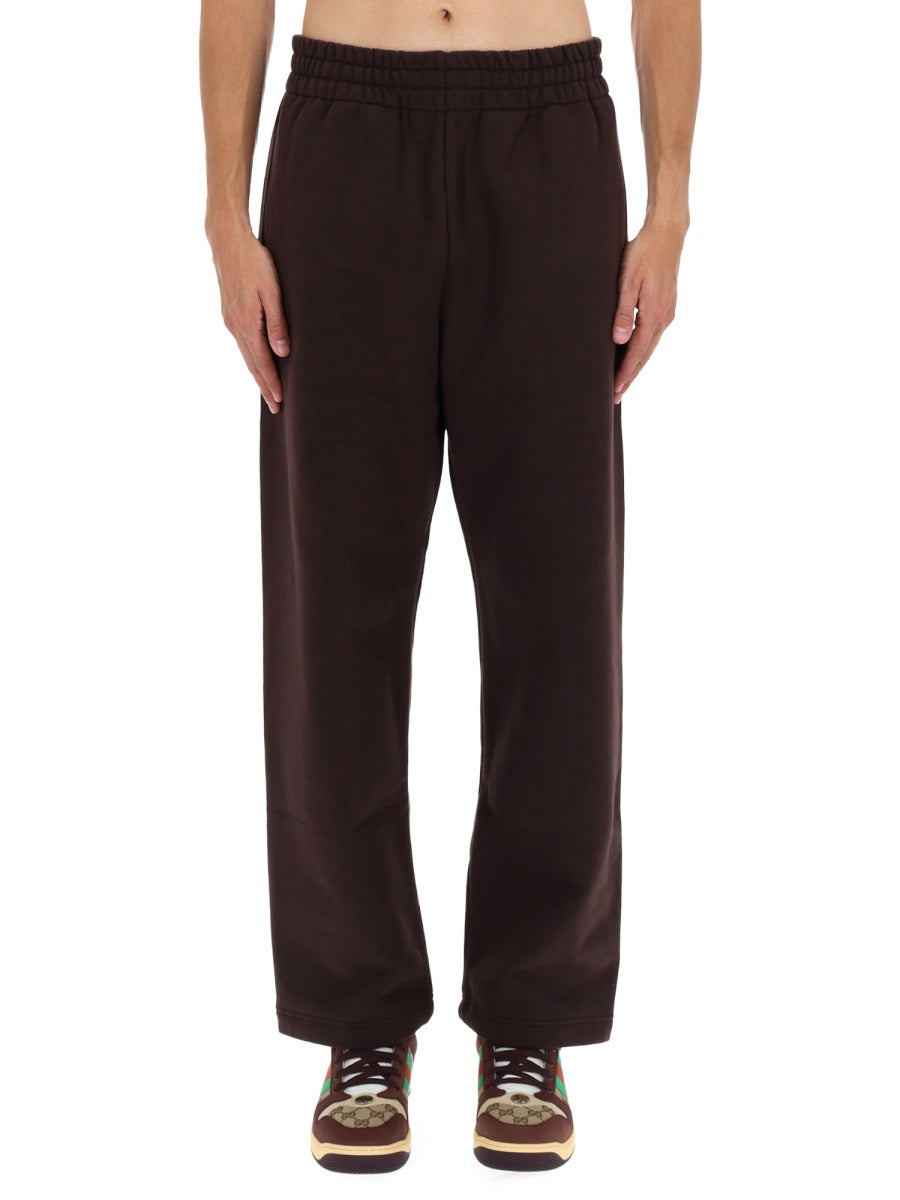 Gucci Cotton Trousers — Brown