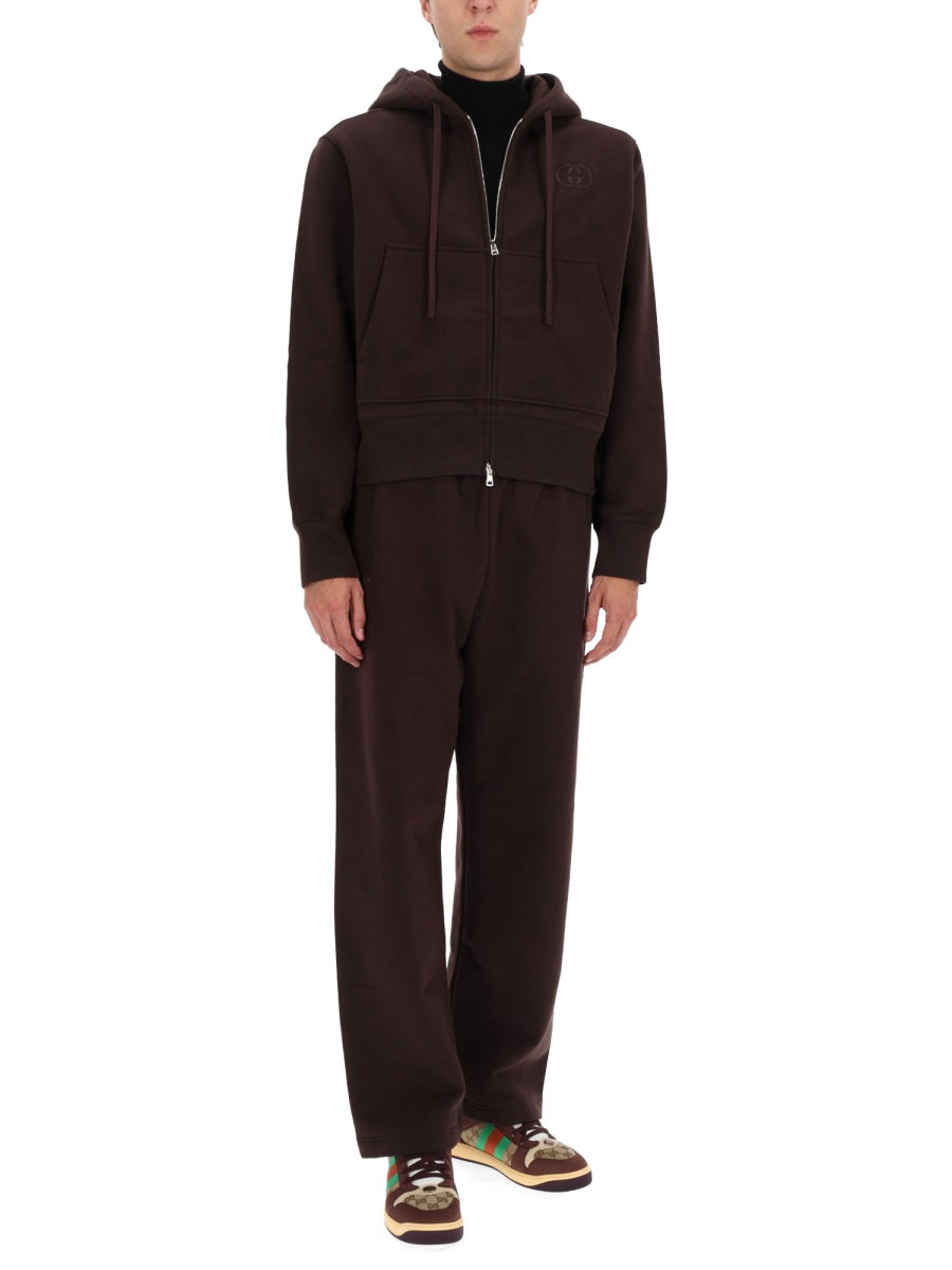 Gucci Cotton Trousers — Brown