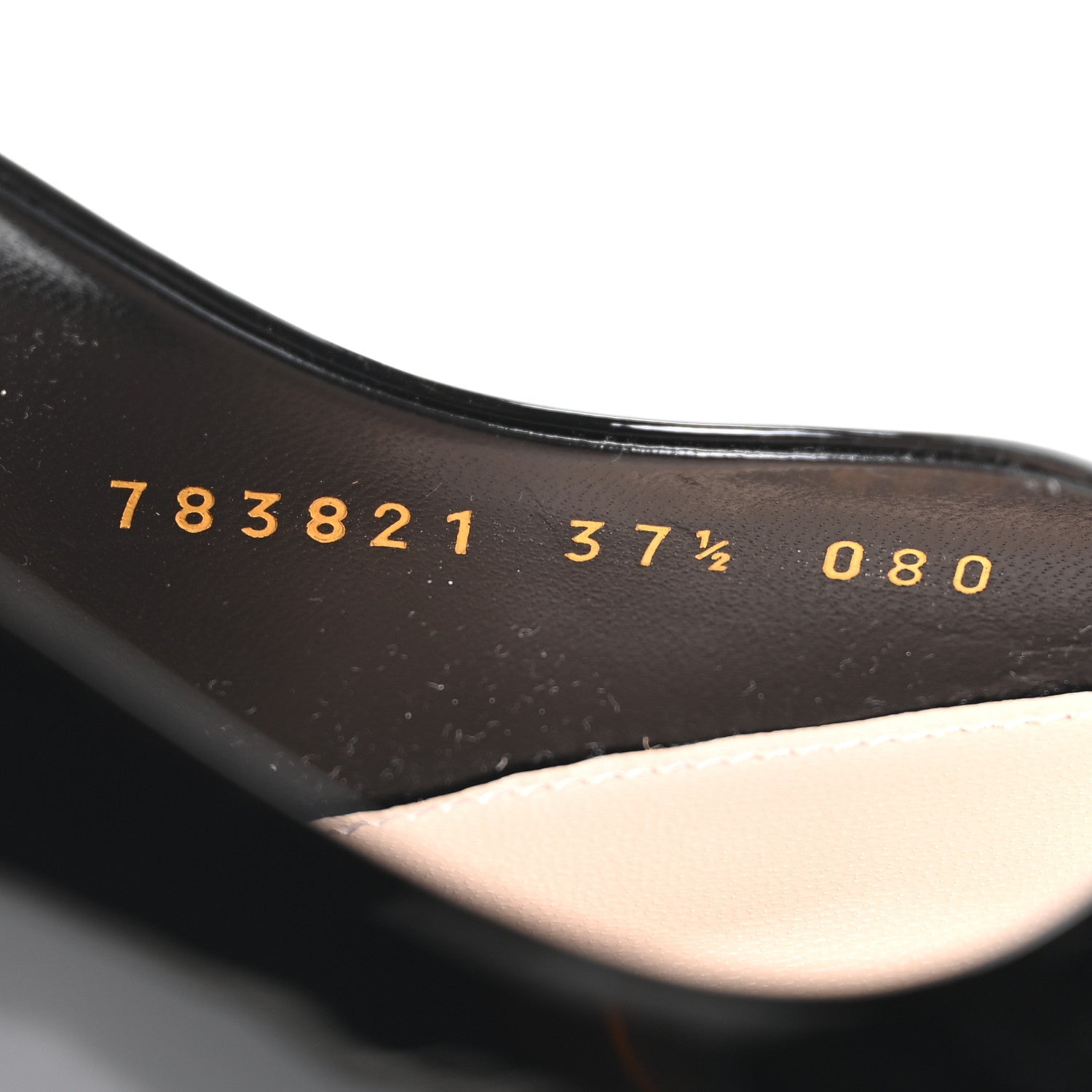 Vernice Crystal Nappa Charlotte Signoria Slingback Pumps 37.5 Black