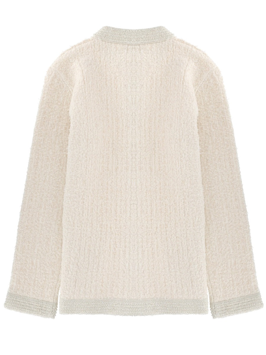 Gucci Wool Cardigan — White