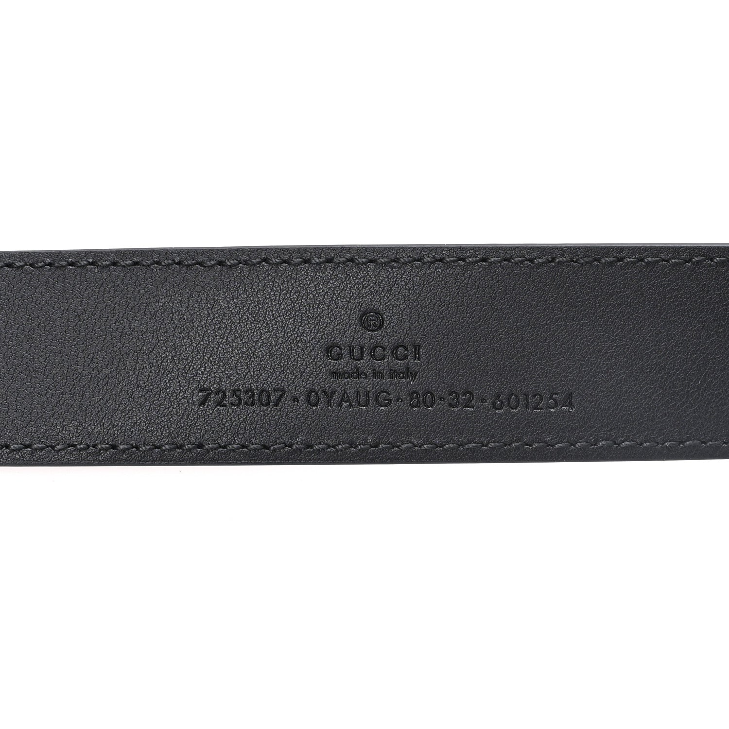 Plutone Calfskin Crystal Horsebit 30mm Belt 80 32 Black Crystal