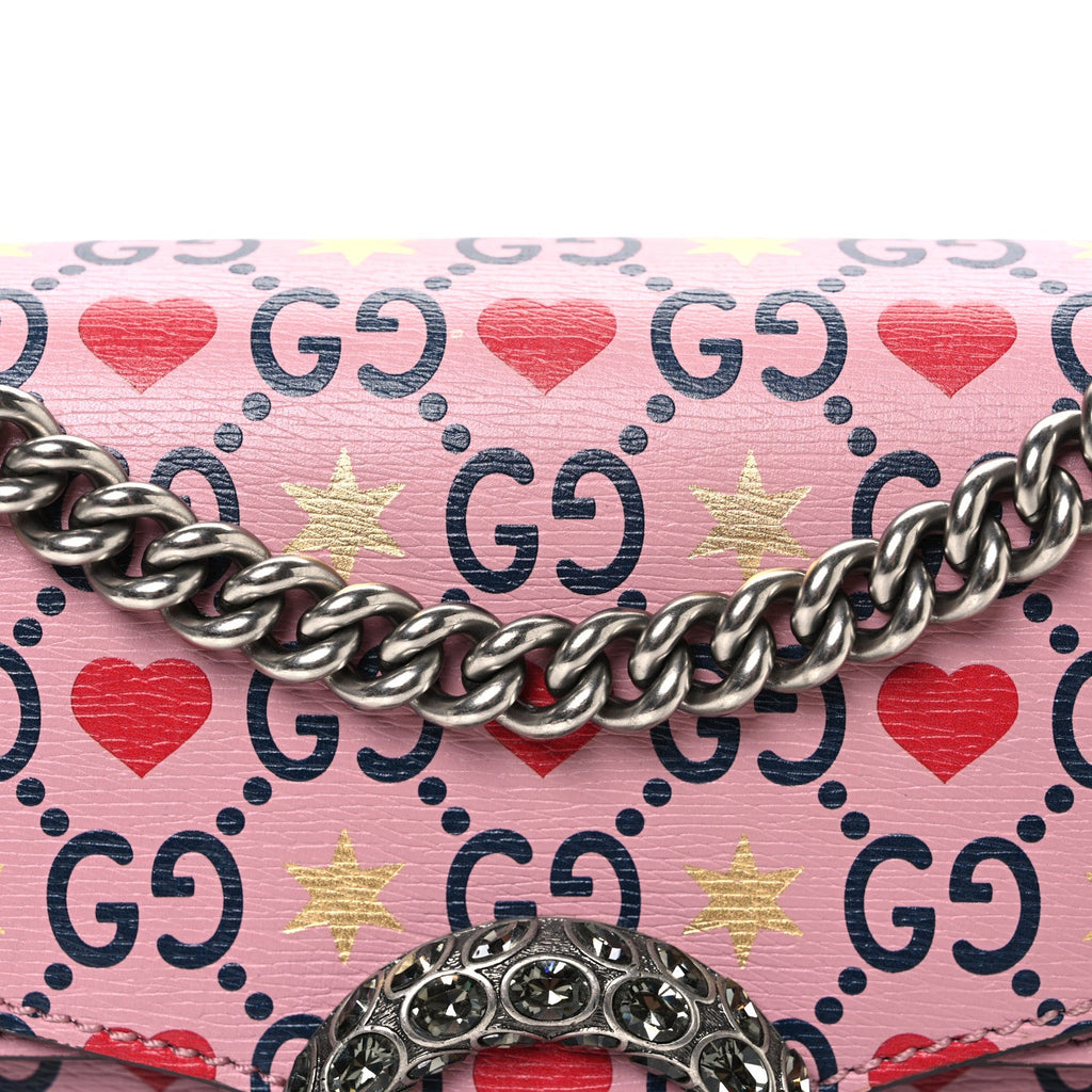 Calfskin Valentine's Day Exclusive Small Dionysus Bag Pink