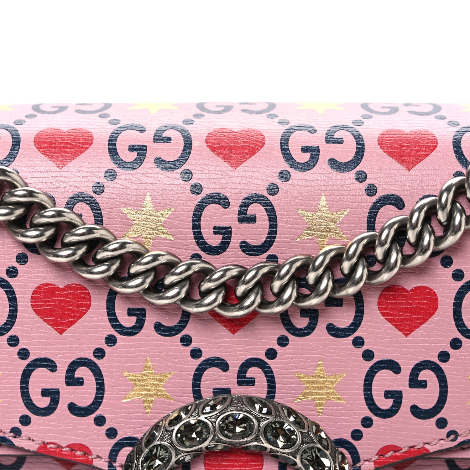 Calfskin Valentine's Day Exclusive Small Dionysus Bag Pink