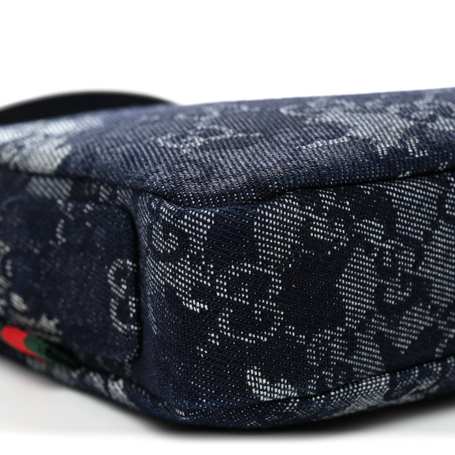 Denim GG Monogram Camouflage Small Crossbody Bag Blue