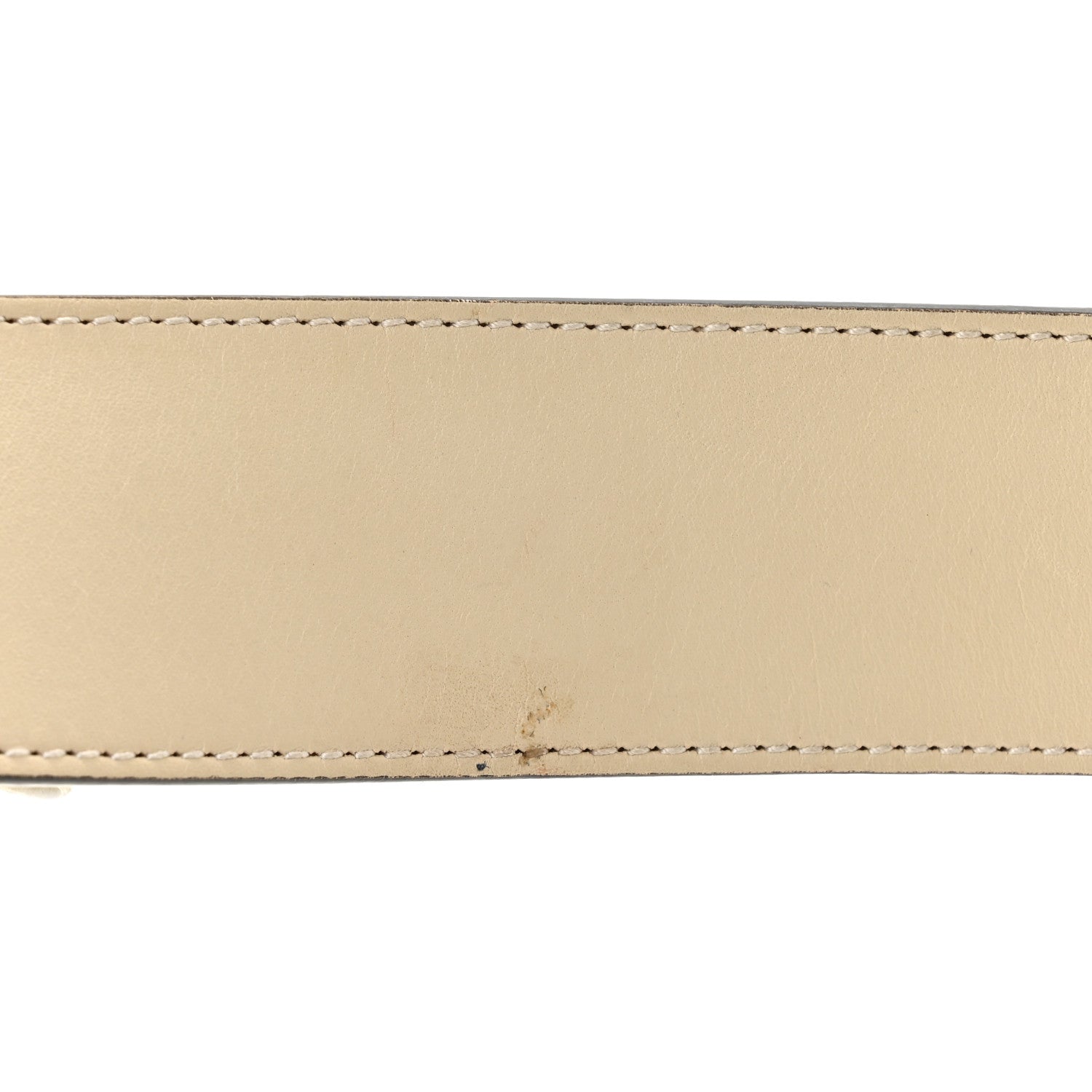 Calfskin Double G 40mm Belt 90 36 Mystic White