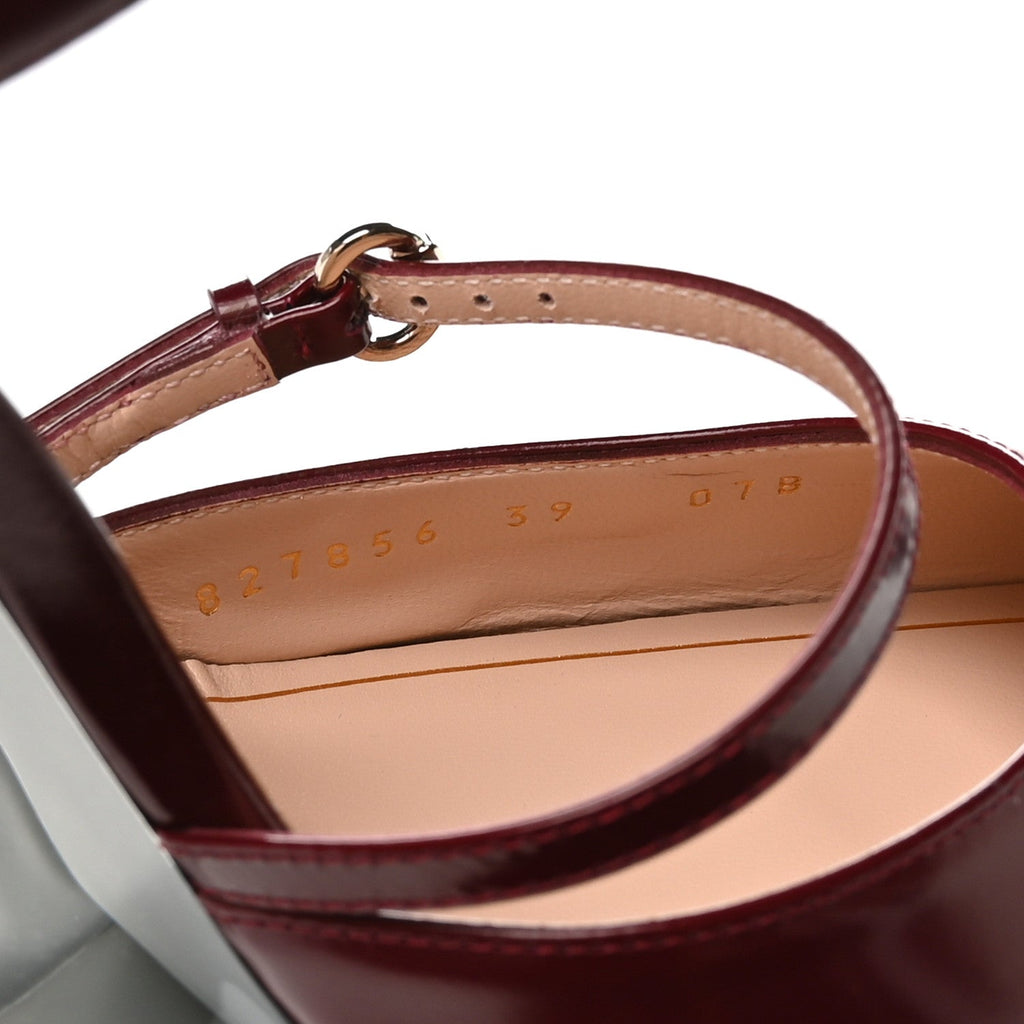 Regent Calfskin Wedge Mules 39 Rosso Ancora