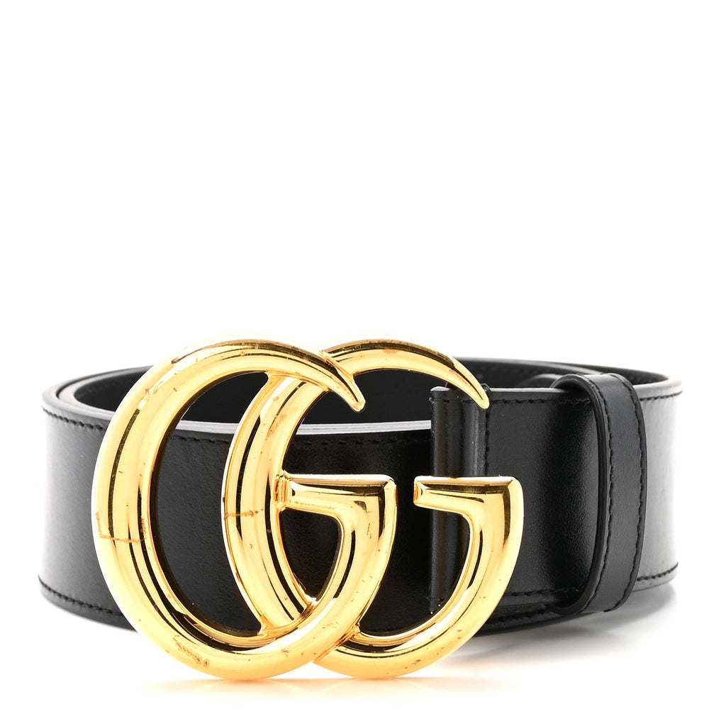 Textured Calfskin Double G 40mm Belt 75 30 Black
