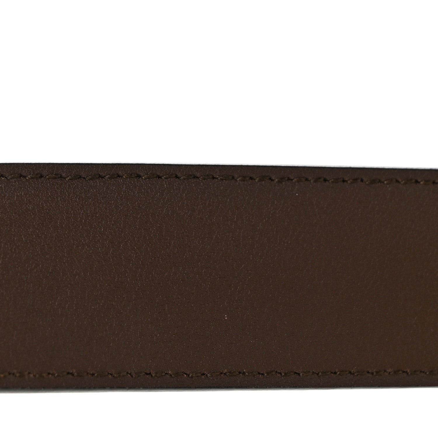 Supreme Monogram Calfskin Rectangular Belt 75 30 Brown