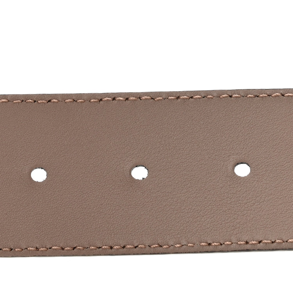 Calfskin Double G 40mm Belt 85 34 Porcelain Rose