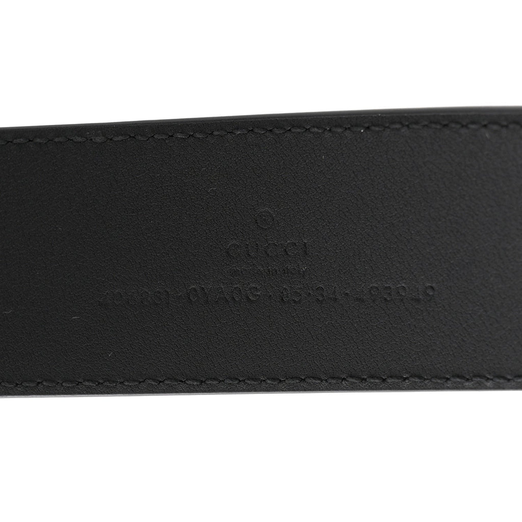 Calfskin Double G 40mm Belt 85 34 Black