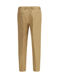 Gucci Cotton Trousers — Beige