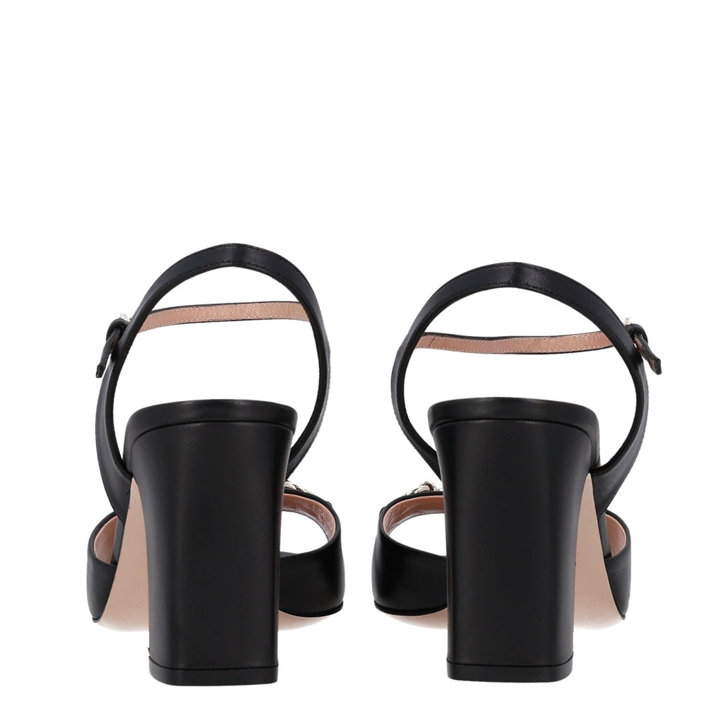 Malaga Kid Horsebit Lady 75mm Sandals 40.5 Black