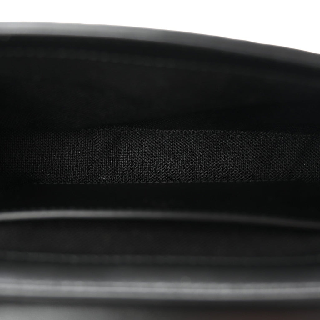 Gilbert Calfskin GG Super Mini Shoulder Bag Black