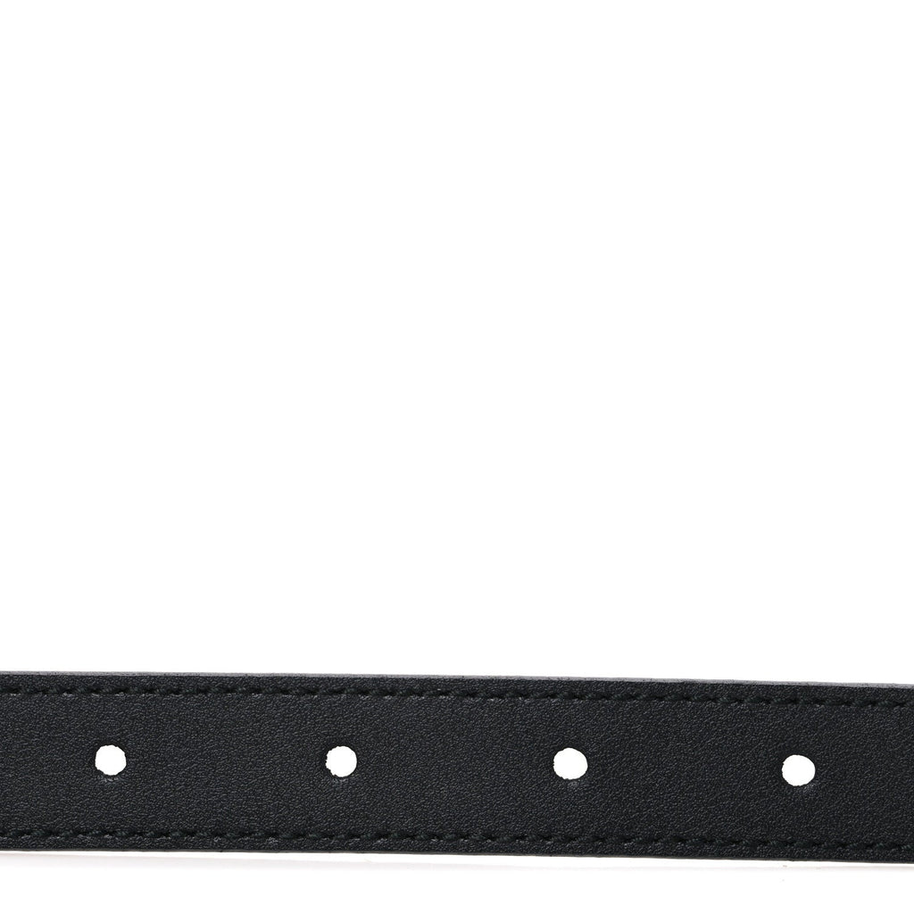 Calfskin Double G 20mm Belt 80 32 Black