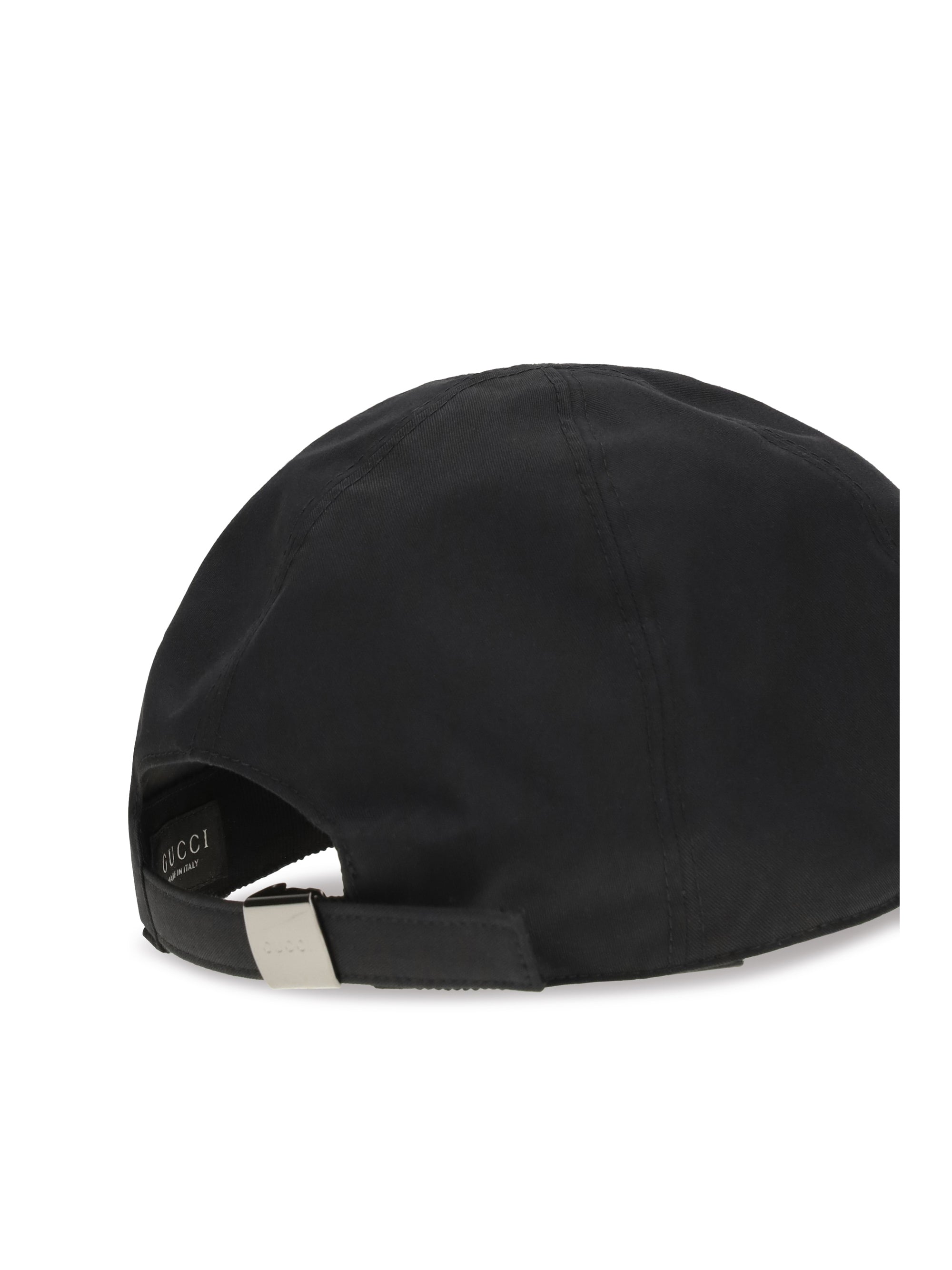 Gucci A004XJ4HBKR Logo-Embroidered Baseball Cap — Black