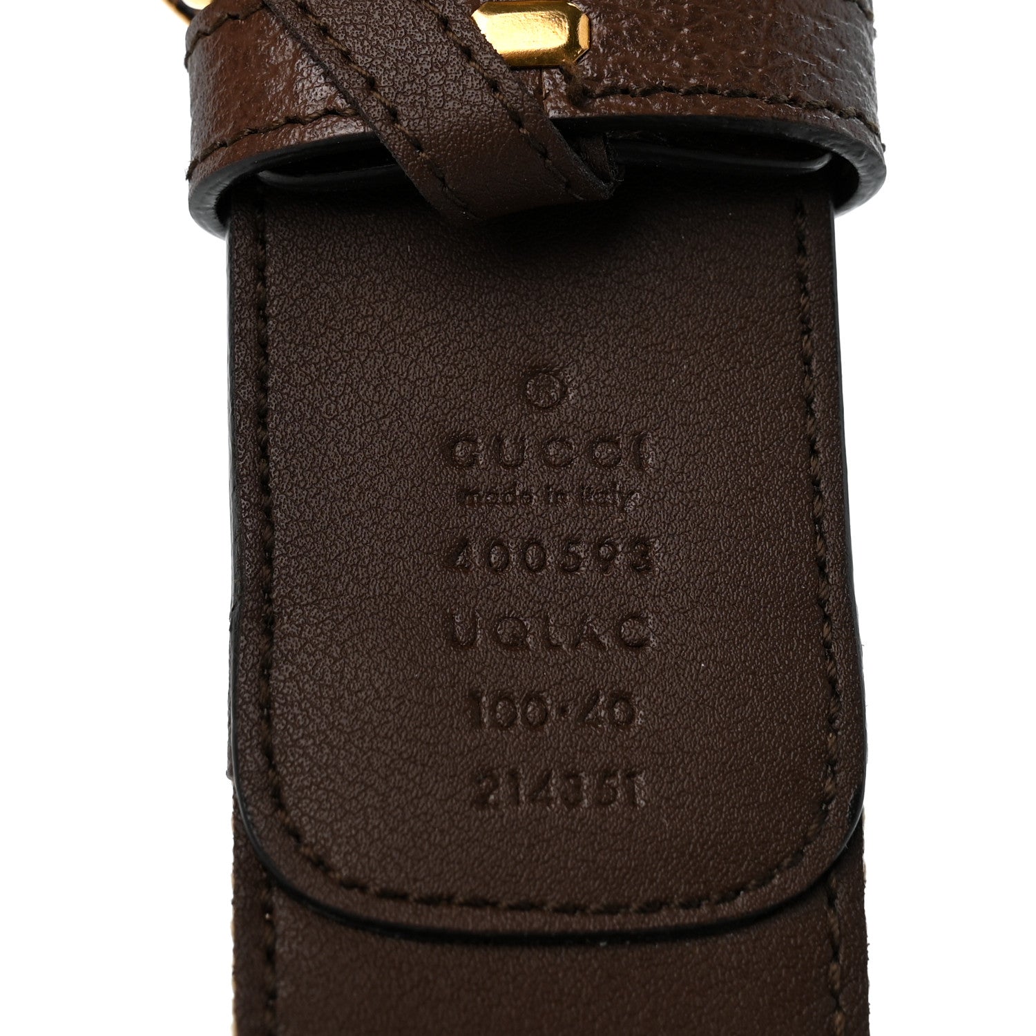 Monogram Jumbo GG Textured Dollar Calfskin Double G 40mm Belt 100 40 Camel Ebony