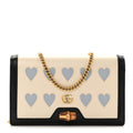 Calfskin Lovelight Mini Diana Chain Bag Mystic White Paradise Cloude