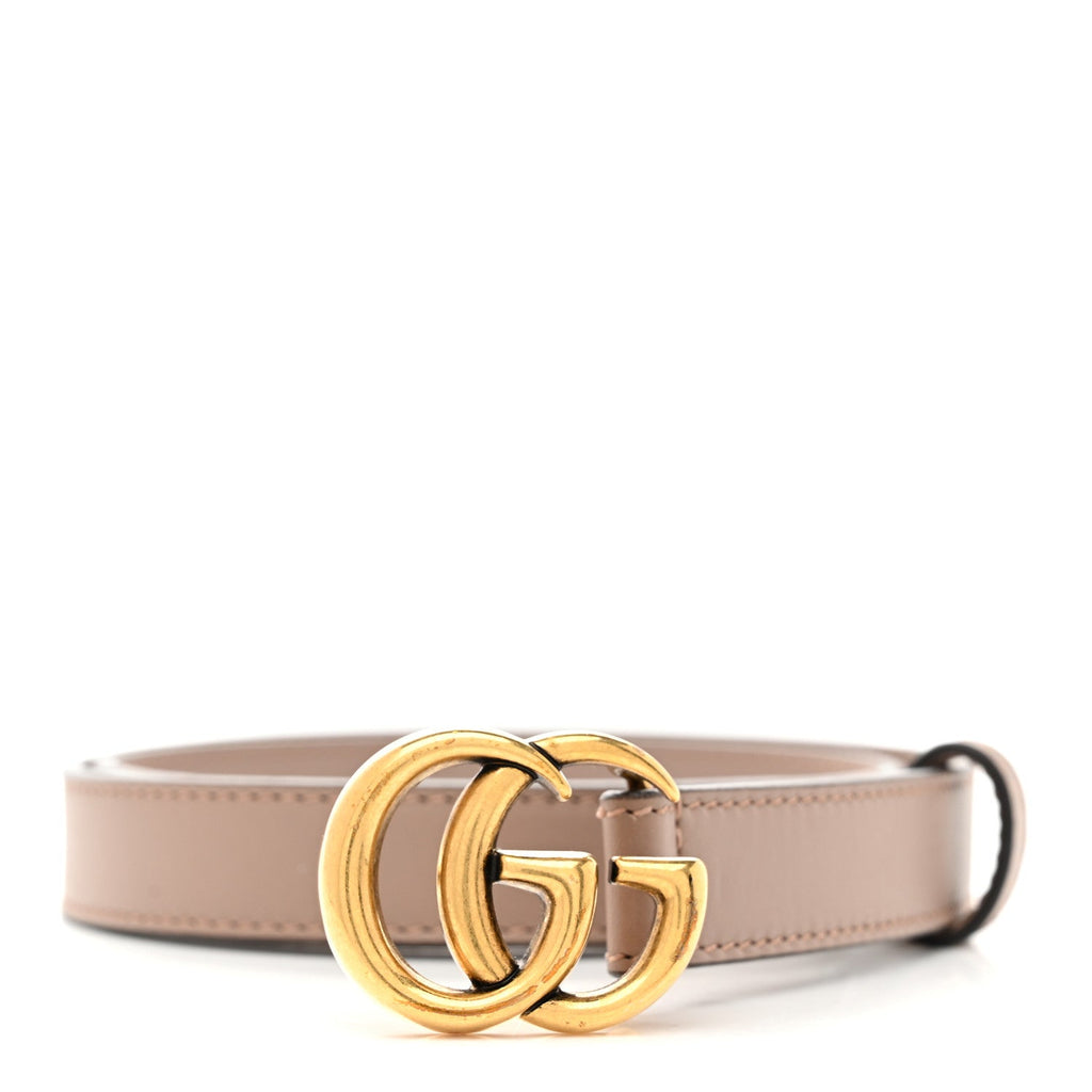 Calfskin Double G 20mm Belt 65 26 Porcelain Rose