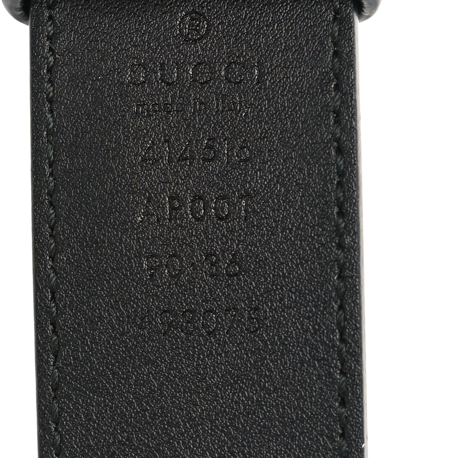 Calfskin Double G 30mm Belt 90 36 Black