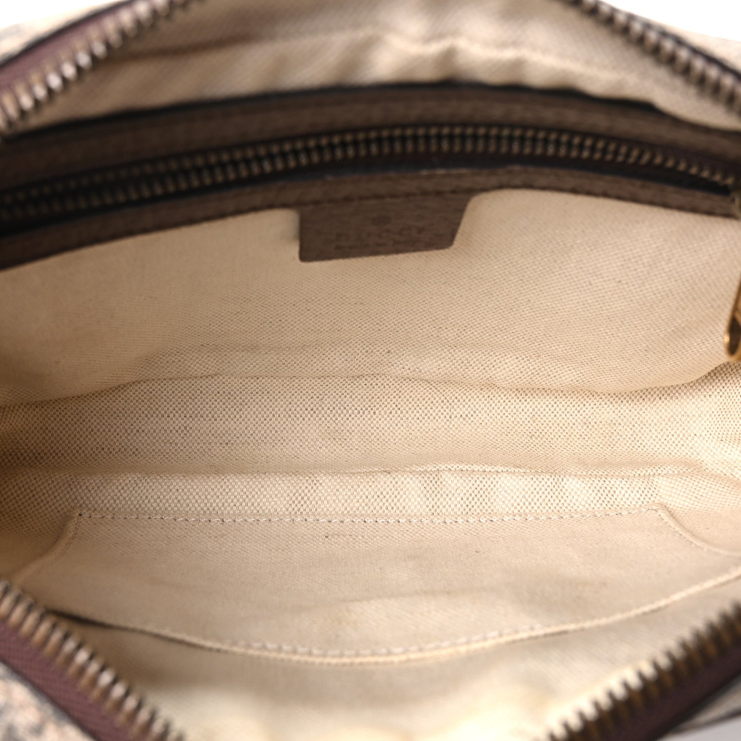 Soft GG Supreme Monogram Medium Ophidia Belt Bag Dark Brown