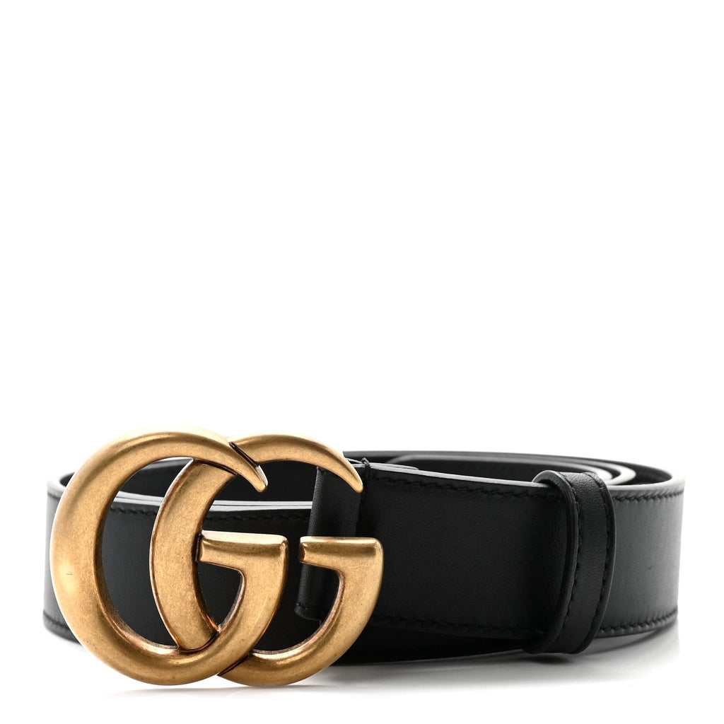 Calfskin Double G 30mm Belt 85 34 Black
