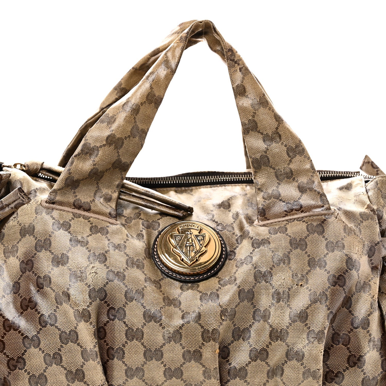 Crystal Monogram Medium Hysteria Top Handle Bag