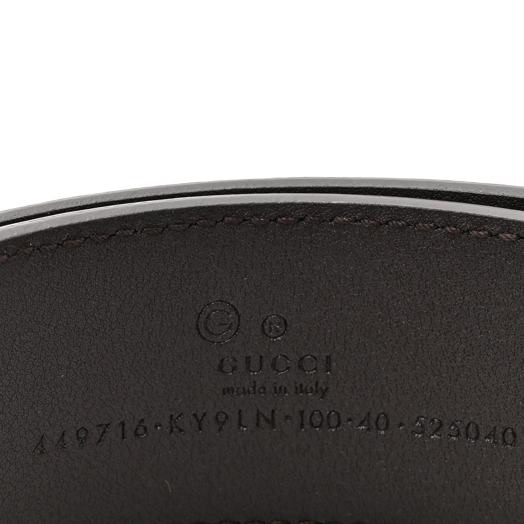 Monogram Dollar Calfskin 40mm Belt 100 40 Beige Ebony Testa Di Moro
