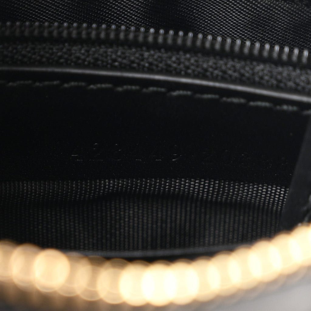 Guccissima Signature Wrist Wallet Black