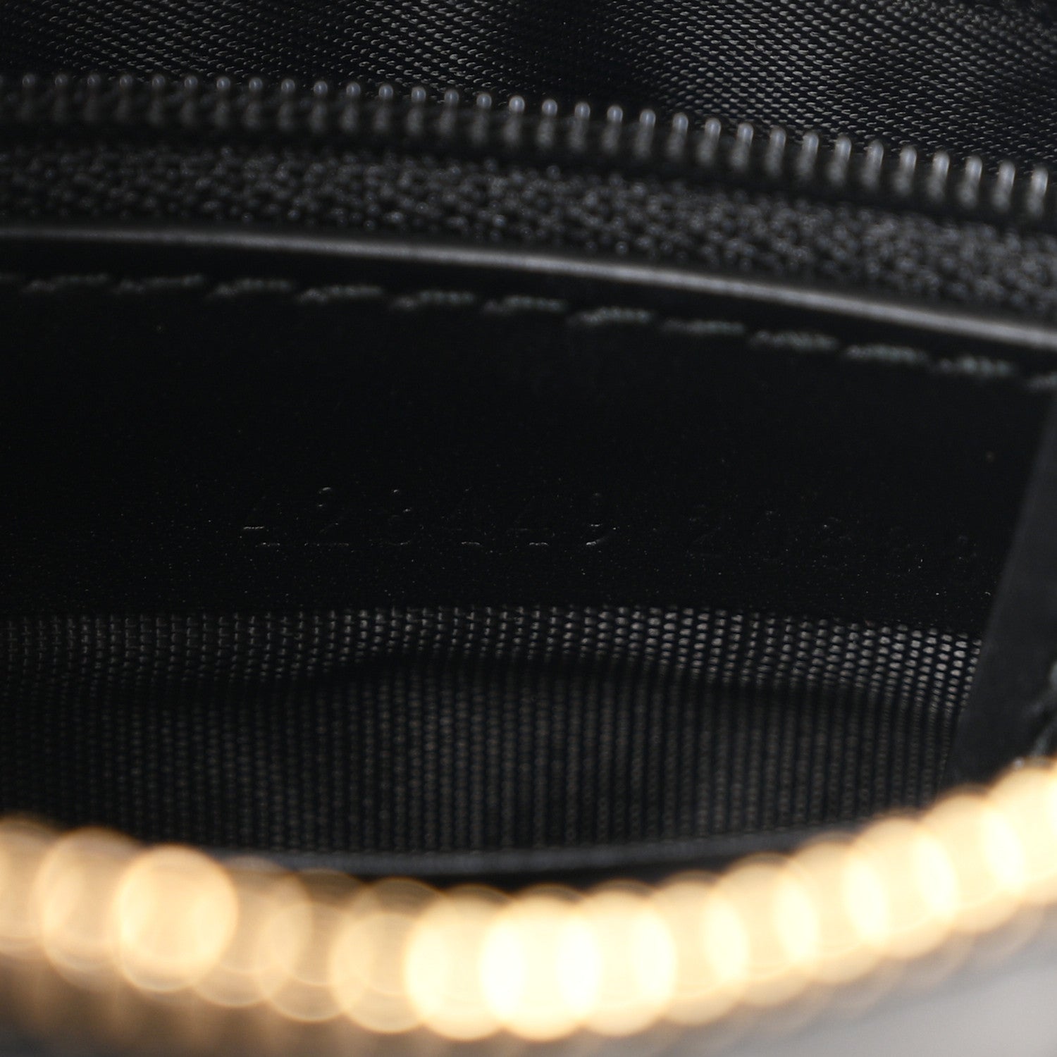 Guccissima Signature Wrist Wallet Black