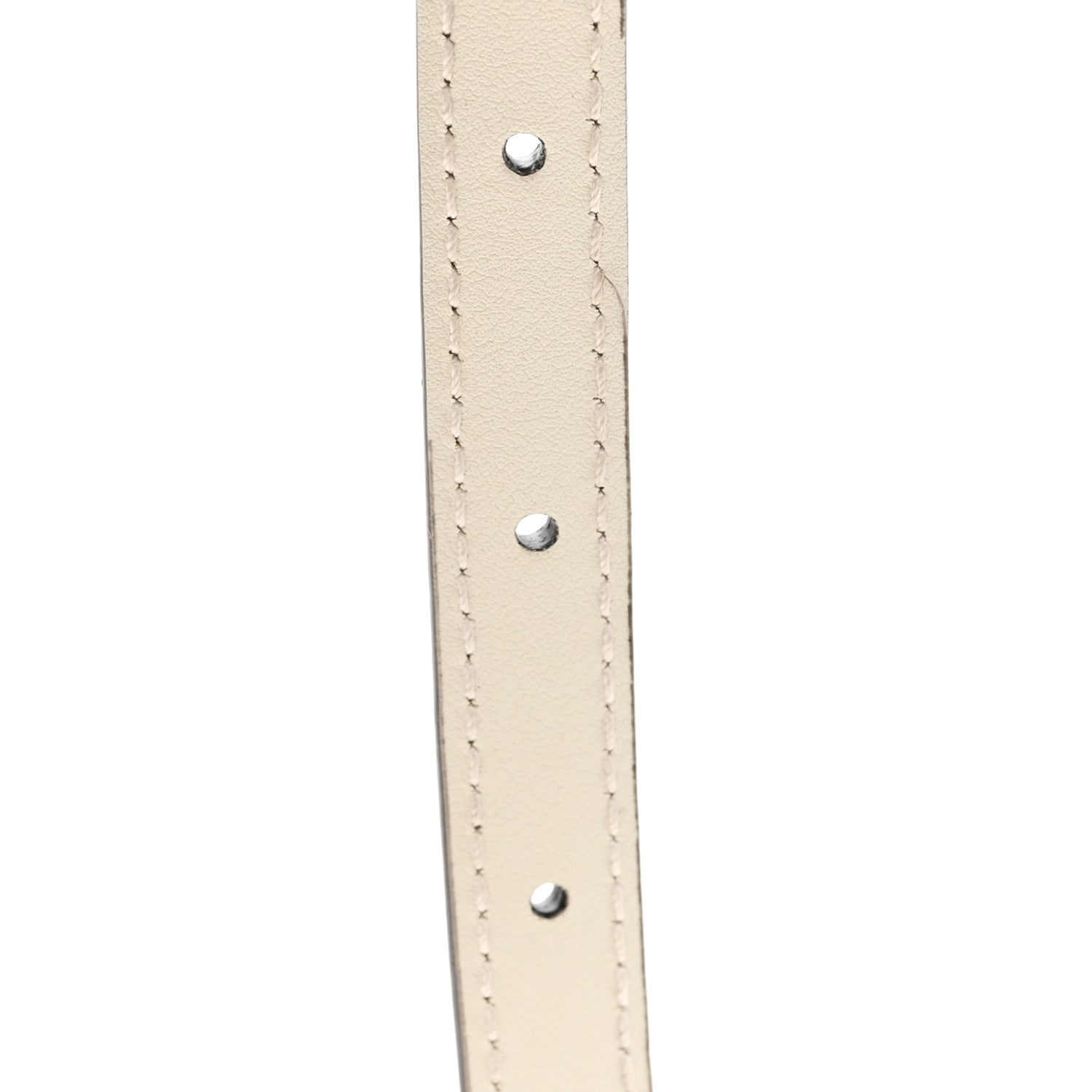 Patent Double G Thin Belt 75 30 Mystic White