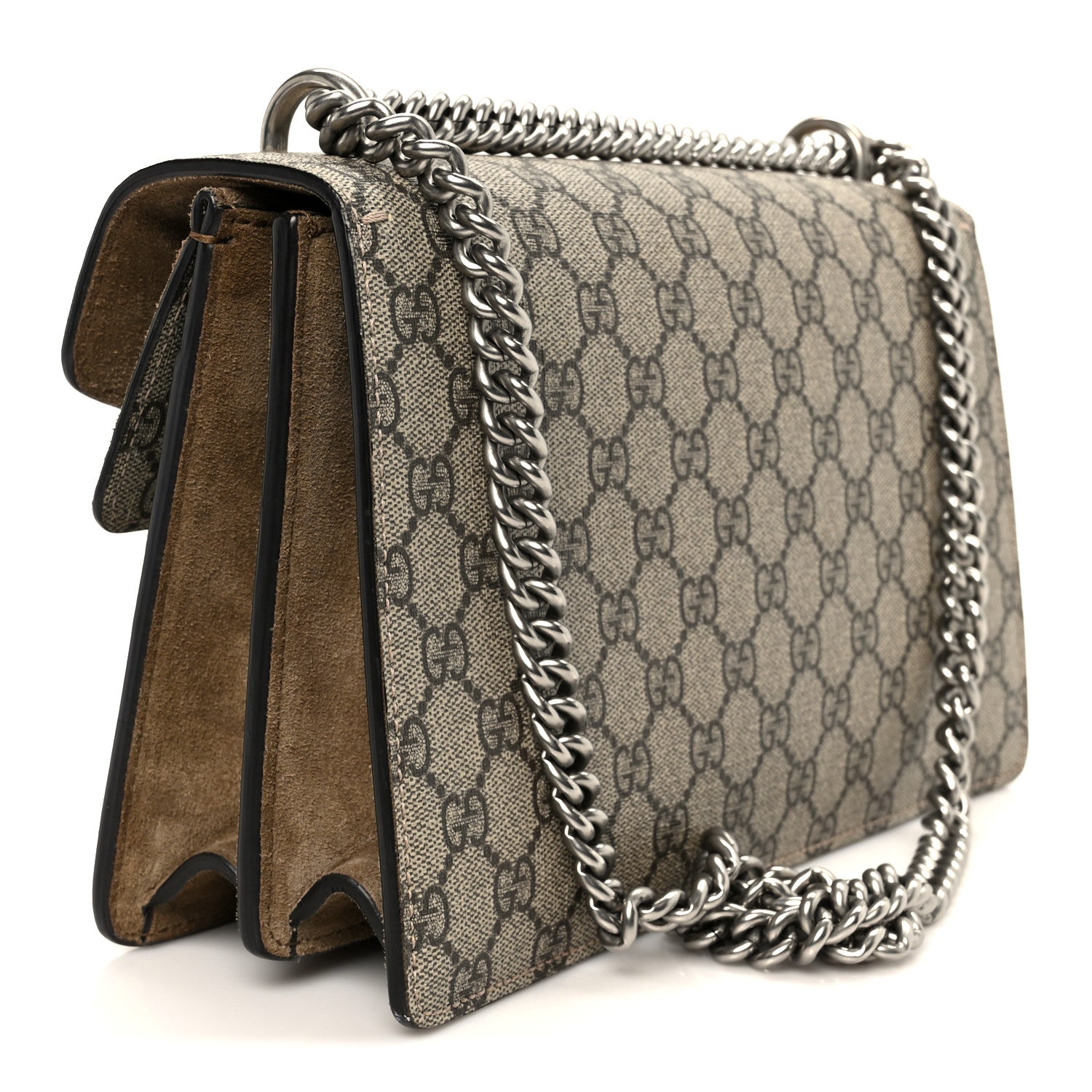 GG Supreme Monogram Small Dionysus Shoulder Bag Taupe