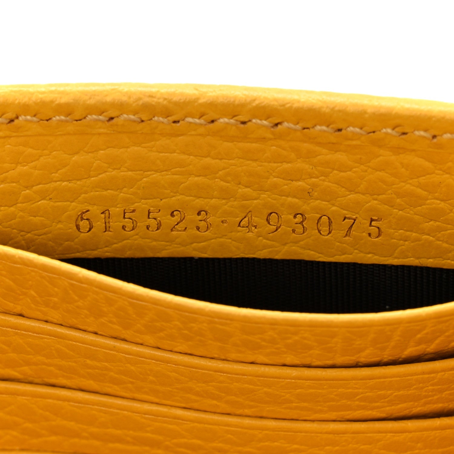 Dollar Calfskin Interlocking G Chain Wallet New Buttercup