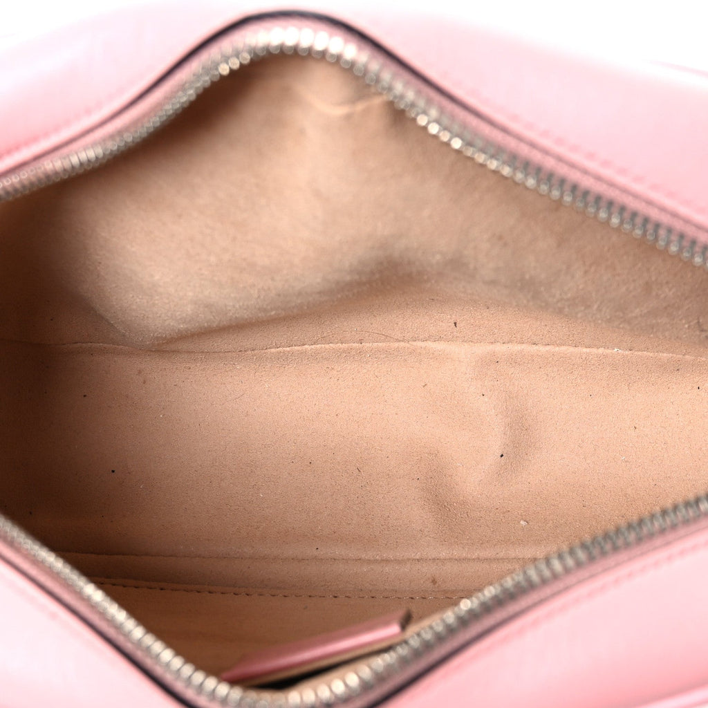 Calfskin Matelasse Small GG Marmont Camera Bag  Wild Rose