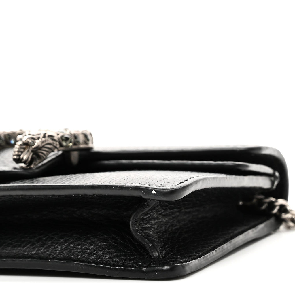 Calfskin Super Mini Dionysus Shoulder Bag Black