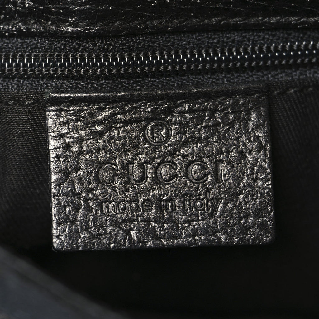 GG Monogram Web Buckle Belt Bag Black