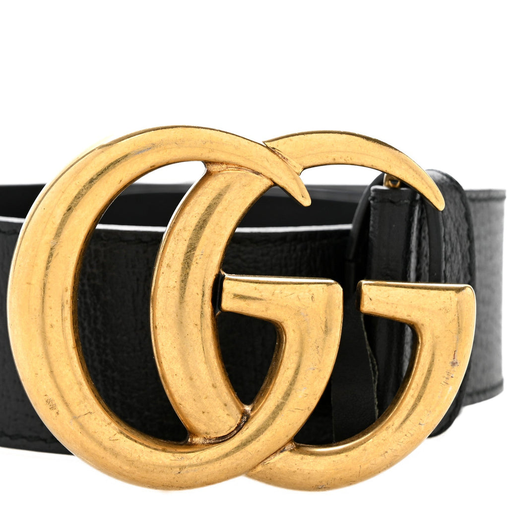 Textured Calfskin Double G 40mm Belt 75 30 Black