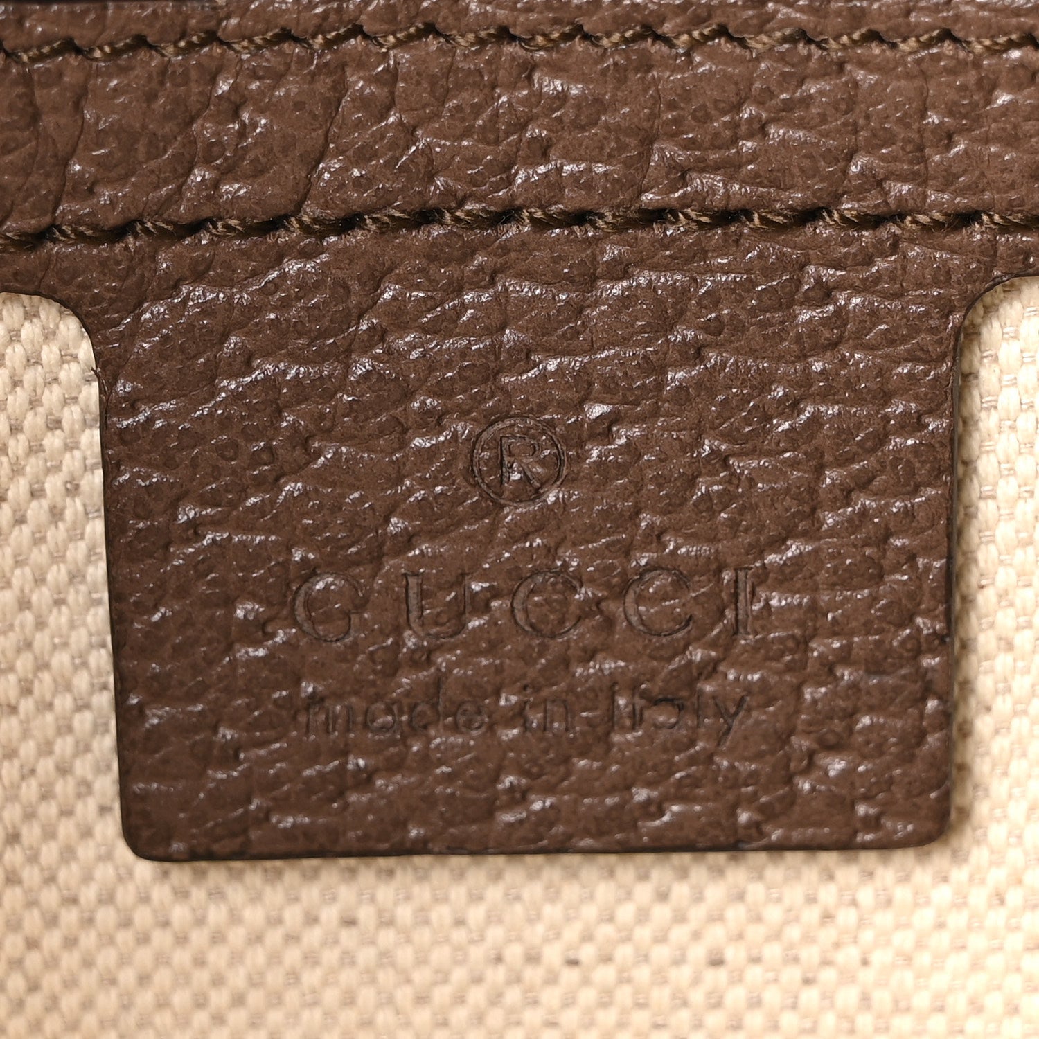 Soft GG Supreme Monogram Medium Ophidia Belt Bag Dark Brown