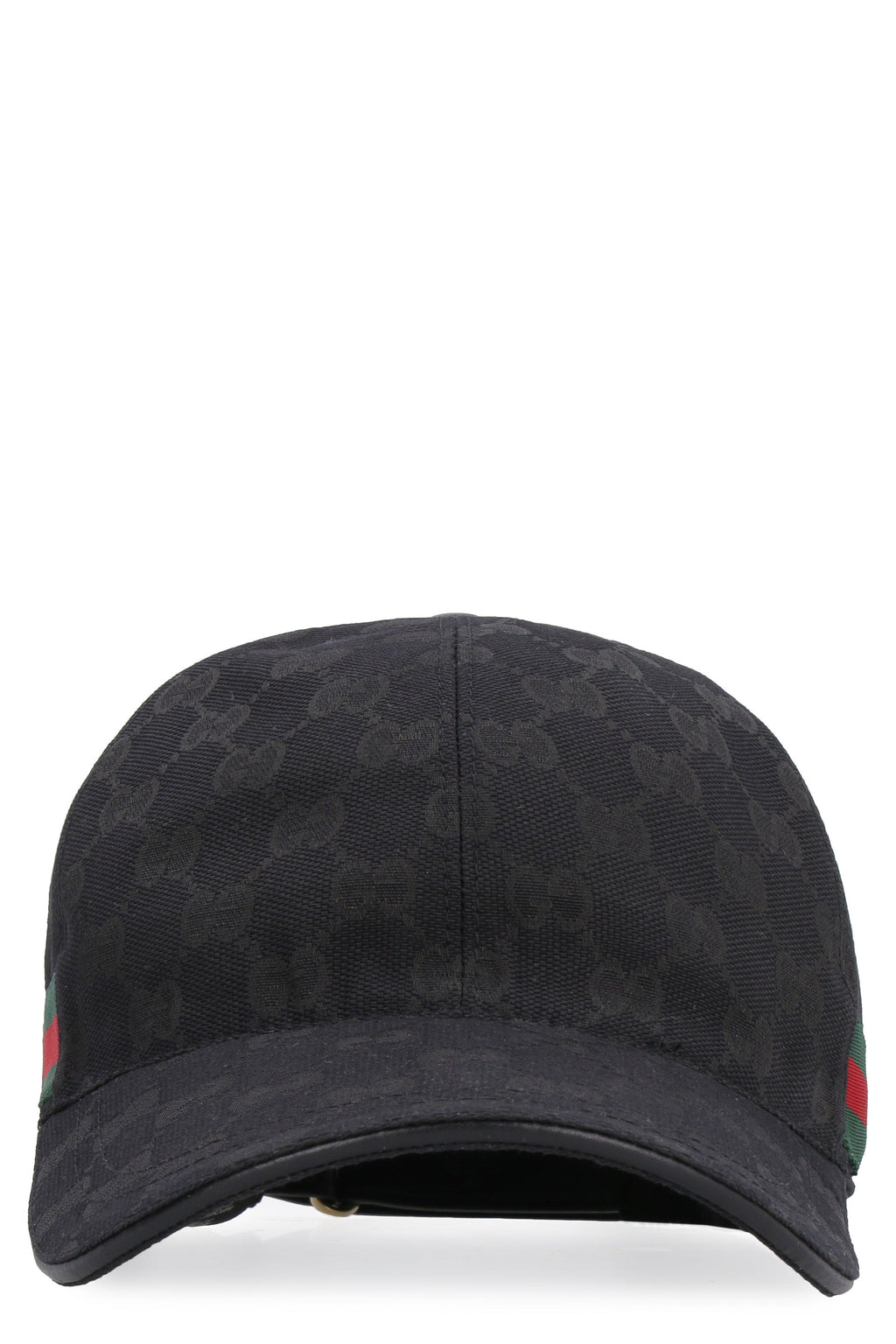 Gucci 200035 Logo All Over Baseball Cap — Black
