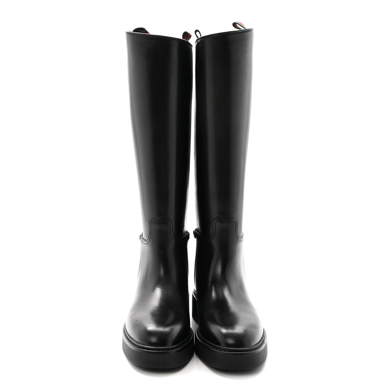 Marot Lux Michelangelo Slim Horsebit Riding Boots 37.5 Black