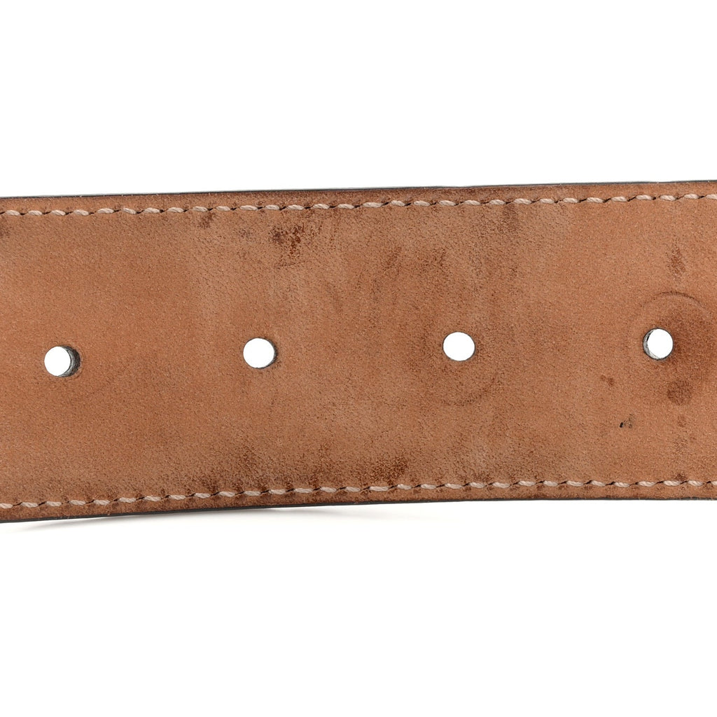 Guccissima Signature Interlocking G 40mm Belt 80 32 Black