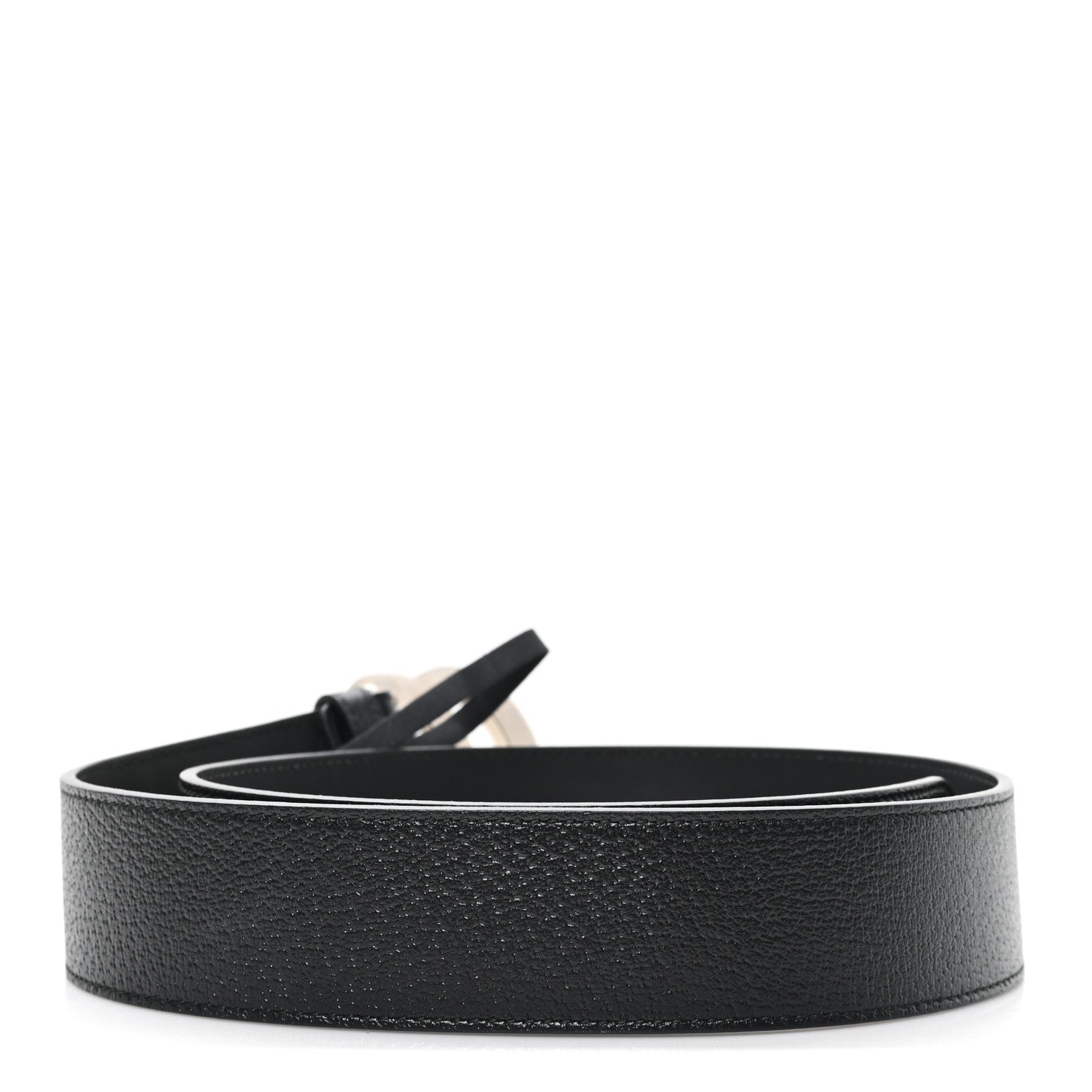 Textured Calfskin Double G 40mm Belt 80 32 Black